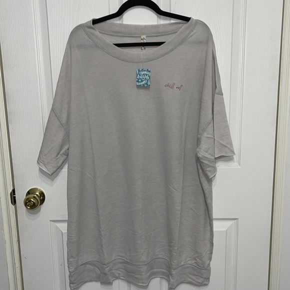 NWT Free PeopleCozy Cool Girl Lounge T-Shirt - Picture 6 of 10